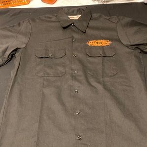 Vtg WWF WWE Wrestling Tazz Dickies Shirt